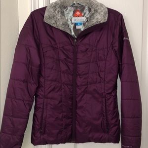 Purple jacket - will keep you super warm